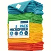 Gril de livres en fibre ultra fine, gril à vaisselle, serviette de livres multifonctionnelle, ménage, cuisine et B, 5 pièces
