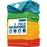 Gril de livres en fibre ultra fine, gril à vaisselle, serviette de livres multifonctionnelle, ménage, cuisine et B, 5 pièces