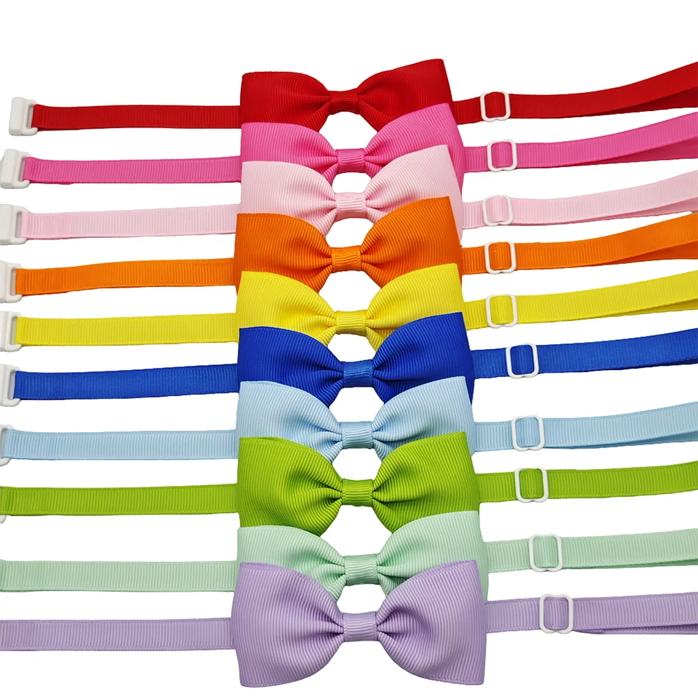 (10 pièces/lot) mode nœud papillon pour chiens cravate réglable pour chat couleurs unies chiot accessoires de toilettage fournitures pour animaux de compagnie (10 pièces/lot) mode nœud papillon pour chiens cravate réglable pour chat couleurs unies chiot accessoires de toilettage fournitures pour animaux de compagnie