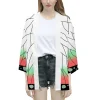 2025 halloween femmes/hommes été décontracté cool streetwear démon slayer kimetsu no yaiba imprimer japonais anime kimono