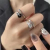 anneau de guitare coréen, ouverture réglable, bijoux, accessoires, cadeau