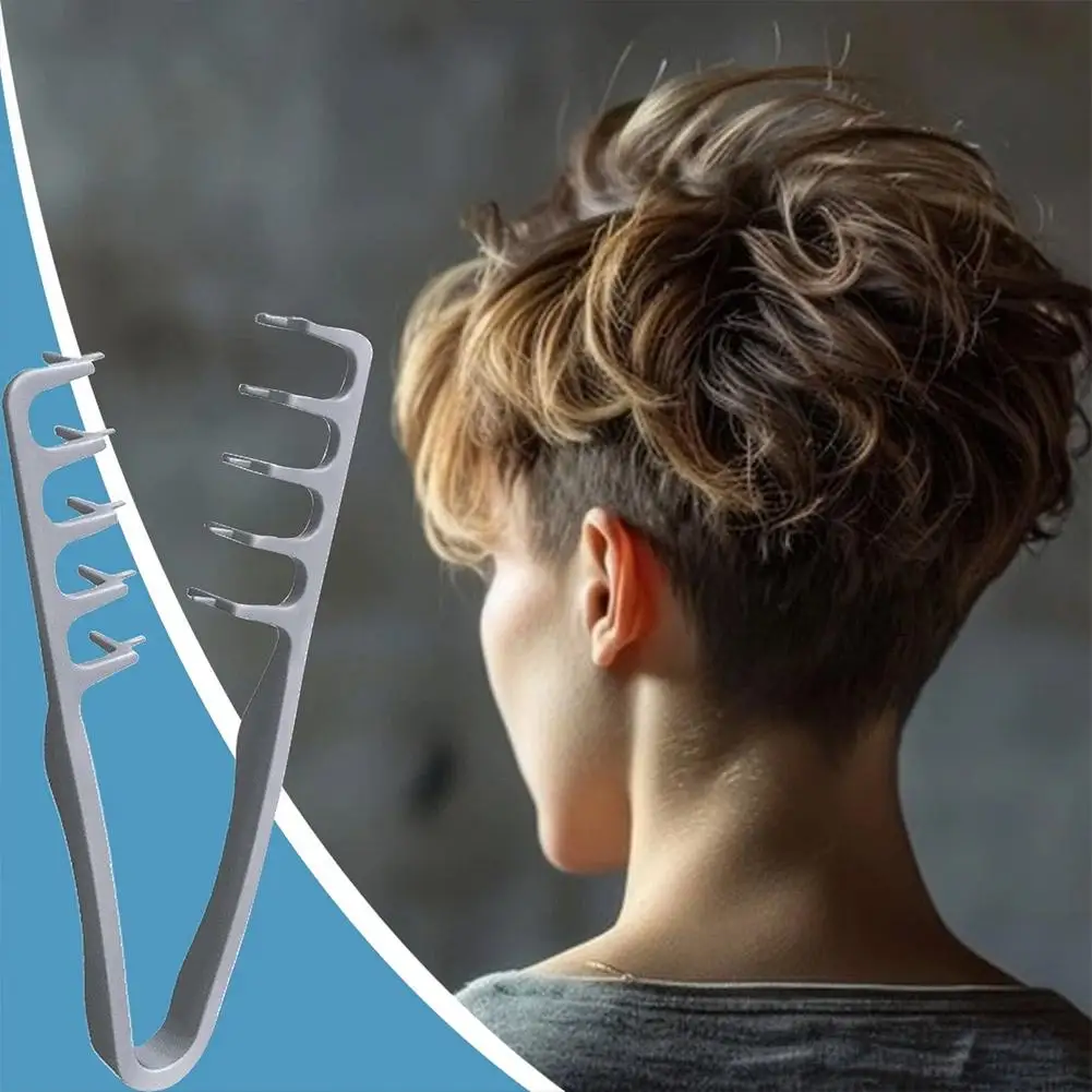 Peigne de coiffure à dents larges, peigne à couture, frange, racine de cheveux, outil de coiffure moelleux Peigne de coiffure à dents larges, peigne à couture, frange, racine de cheveux, outil de coiffure moelleux