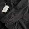  chemise de travail japonaise vintage délavée pour hommes, sergé de coton épais, manches longues, surdimensionnée, décontractée, haut de haute qualité