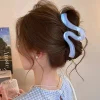 nouvelle pince ondulée en perles haut de gamme, pince requin, grande pince à cheveux, pince à cheveux arrière de la tête, accessoire pour cheveux, 1 pièce