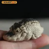 thé boutique pour animaux de compagnie, petit thé crocodile, ornement pour animaux de compagnie, cérémonie du thé faite à la main, jeu de thé, cadeau de table à thé financière, 1 pièce