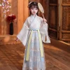 robe chinoise en soie pour filles et enfants, kimono traditionnel chinois vintage ethnique antique, costume de danse, ensemble hanfu cosplay