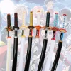 Arme de Cosplay Demon Slayer Katana, Mitsuri Shinobu, dieu du feu blanc, Tanjiro, jouet en bois, épée, accessoires de personnage d’anime Arme de Cosplay Demon Slayer Katana, Mitsuri Shinobu, dieu du feu blanc, Tanjiro, jouet en bois, épée, accessoires de personnage d’anime