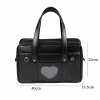sac à main pour étudiants japonais, sac d'école pour ordinateur portable, sac d'uniforme jk pour filles, sac de livre en pu de grande capacité, sacs à bandoulière anime secondaire