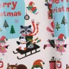 papier d'emballage noël 367a, 6 pièces, cadeau, emballage flocons neige, décor d'enveloppe bonhomme neige du