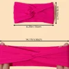 nouveau joli bandeau pour nouveau né pour filles, turban élastique doux pour enfants, bandeau en nylon, accessoires pour cheveux, couvre chef