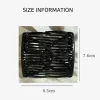 pince à cheveux pour femmes, vintage, créatif, couvre chef, peigne magique, corde élastique, outils de coiffure coréens, noir