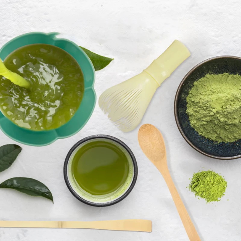 service à thé matcha japonais pour débutants, kit de démarrage exécutif avec fouet matcha, cuillère à thé, ensemble de fouets matcha réutilisables, 4 pièces service à thé matcha japonais pour débutants, kit de démarrage exécutif avec fouet matcha, cuillère à thé, ensemble de fouets matcha réutilisables, 4 pièces