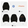 cardigan Épais et confortable avec logo personnalisé, tricot avec lèvent, solide, à la mode, pour l'hiver