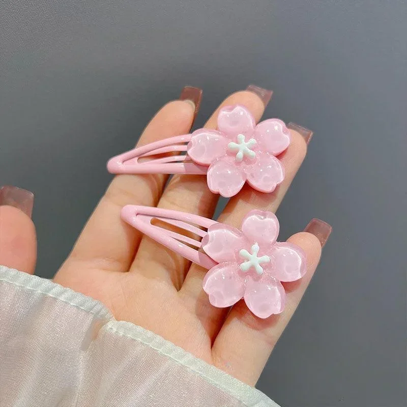 Épingles à cheveux sakura rose, 2 pièces/lot, pince à cheveux latérale pour filles et femmes, mignon, fleur bleue crème, couvre chef, épingles à cheveux douces, ornement, cadeaux Épingles à cheveux sakura rose, 2 pièces/lot, pince à cheveux latérale pour filles et femmes, mignon, fleur bleue crème, couvre chef, épingles à cheveux douces, ornement, cadeaux