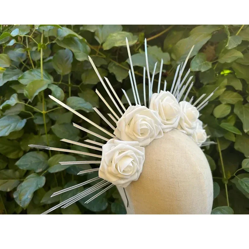 light up halo couronne sunburst blanc rose bandeau déesse du soleil led couronne bandeau lueur casque fête cheveux accessoires pour les femmes light up halo couronne sunburst blanc rose bandeau déesse du soleil led couronne bandeau lueur casque fête cheveux accessoires pour les femmes