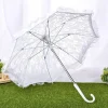 parapluie en dentelle élégant pour femmes, motifs floraux ajourés, mini parapluie de mariée, accessoire de mariée délicat lolita