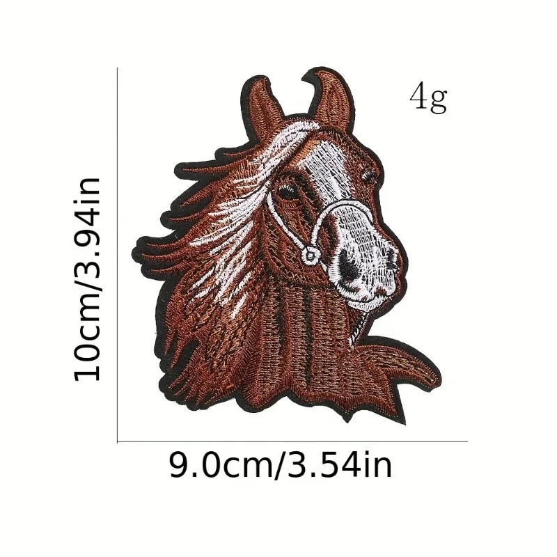 tête de cheval adhésif broderie tissu autocollant sueur sang cheval licorne style ethnique bricolage vêtements accessoires trou broderie tête de cheval adhésif broderie tissu autocollant sueur sang cheval licorne style ethnique bricolage vêtements accessoires trou broderie