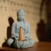 décorations d'aromathérapie pour la maison, nouveaux ornements chinois pour salon, thé zen, artisanat de bureau, petite sculpture de bouddha assise