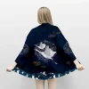 samouraï grue style japonais kimono haori hommes femmes cardigan dragon chinois vêtements traditionnels japonais vêtements asiatiques