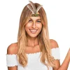 bandeau pour cheveux pour fête, couvre chef pour femmes, accessoire de coiffure à clapet, couvre chef de costume, maquillage indien pour enfant