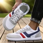 Tenis De Hombre large orteil boîte pieds nus chaussures minimaliste respirant confortable en plein air marche chaussure sport décontracté bleu chaussures 2025