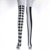 japonais harajuku rayé longues chaussettes femmes cuisse haute chaussettes sur le genou bas japonais lolita dames filles genou chaussettes hautes