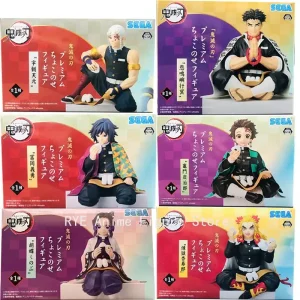Demon Slayer: Kimetsu No Yaiba figurine Chokonose Premium Rengoku Kyoujurou Kamado Tanjirou Tomioka Giyuu Uzui Tengen modèle de figurine