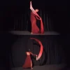 Éventail de danse folklorique long coloré de 1.5 mètres, éventail à main pour danse classique, fournitures de spectacle de danse du ventre, accessoires