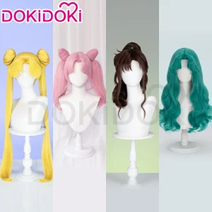 EN STOCK Chibii Usaa Tsuk Occa Usagii Kdón Makotoo Kaiouu Michiruu perruque Anime DokiDoki mignon queue de cheval cheveux casquette gratuite EN STOCK Chibii Usaa Tsuk Occa Usagii Kdón Makotoo Kaiouu Michiruu perruque Anime DokiDoki mignon queue de cheval cheveux casquette gratuite