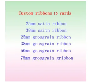 Rubans gros-grain imprimés personnalisés, 10 Yards, pour nœuds de cheveux, matériaux faits à la main, DIY, 1 Rubans gros-grain imprimés personnalisés, 10 Yards, pour nœuds de cheveux, matériaux faits à la main, DIY, 1