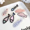pinces à cheveux japonaises kawaii fish sophia pour filles, dessin animé mignon, acrylique, frange, cheveux cassés, épingle à cheveux, original, amusant, étudiant, accessoires