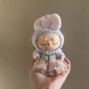 mini vêtements de poupée en peluche de 17cm, accessoires de tenue pour corée kpop exo labubu idole v2, robe de princesse avec nœud, vêtements cadeau