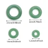 bague en verre imitation jade au chalumeau de haute qualité, 10 pièces/lot, bague en verre coloré pour femmes et filles, fabrication de bijoux, accessoires de bague diy