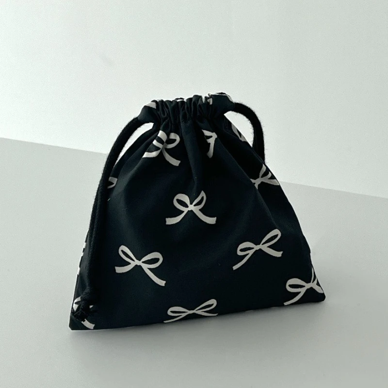 mini sac à cordon rayé avec nœud papillon, pochette de rangement de cosmétiques, portefeuille pour femmes, mini pochette à ficelle kawaii, mini sac de rangement pour filles mini sac à cordon rayé avec nœud papillon, pochette de rangement de cosmétiques, portefeuille pour femmes, mini pochette à ficelle kawaii, mini sac de rangement pour filles