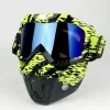 Masque facial de moto, vélo, masque facial coupe-vent et résistant au sable, masque de protection complet, lunettes colorées, tactique Masque facial de moto, vélo, masque facial coupe-vent et résistant au sable, masque de protection complet, lunettes colorées, tactique