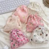 sacs de proximité de dessin animé d'ours mignon pour femmes, sac à cosmétiques de poche d'emballage, sac de maquillage, grande capacité, porte monnaie, poudres de monnaie