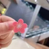 Épingles à cheveux peach none blossoms pour femmes et filles, pince à cheveux, vêtements de sauna, accessoires de dessin animé, tulipe sakura, cordon à cheveux fleur, ornement, nouveau