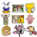 Épingles à revers pour sac à dos pour femmes, jolie fille de dessin animé japonais Sakura, broche pour vêtements, Badges métalliques en émail, accessoires de bijoux