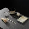ensemble de matcha japonais en bambou sûr, fouet, cuillère à café, ensembles d'nik, magasin de boissons, outils de fabrication de thé, accessoires, 4/7 pièces