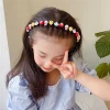 bandeau à fraises de dessin animé pour enfants, bandeau ondulé antidérapant à dents douces, accessoires de cheveux à la mode pour filles