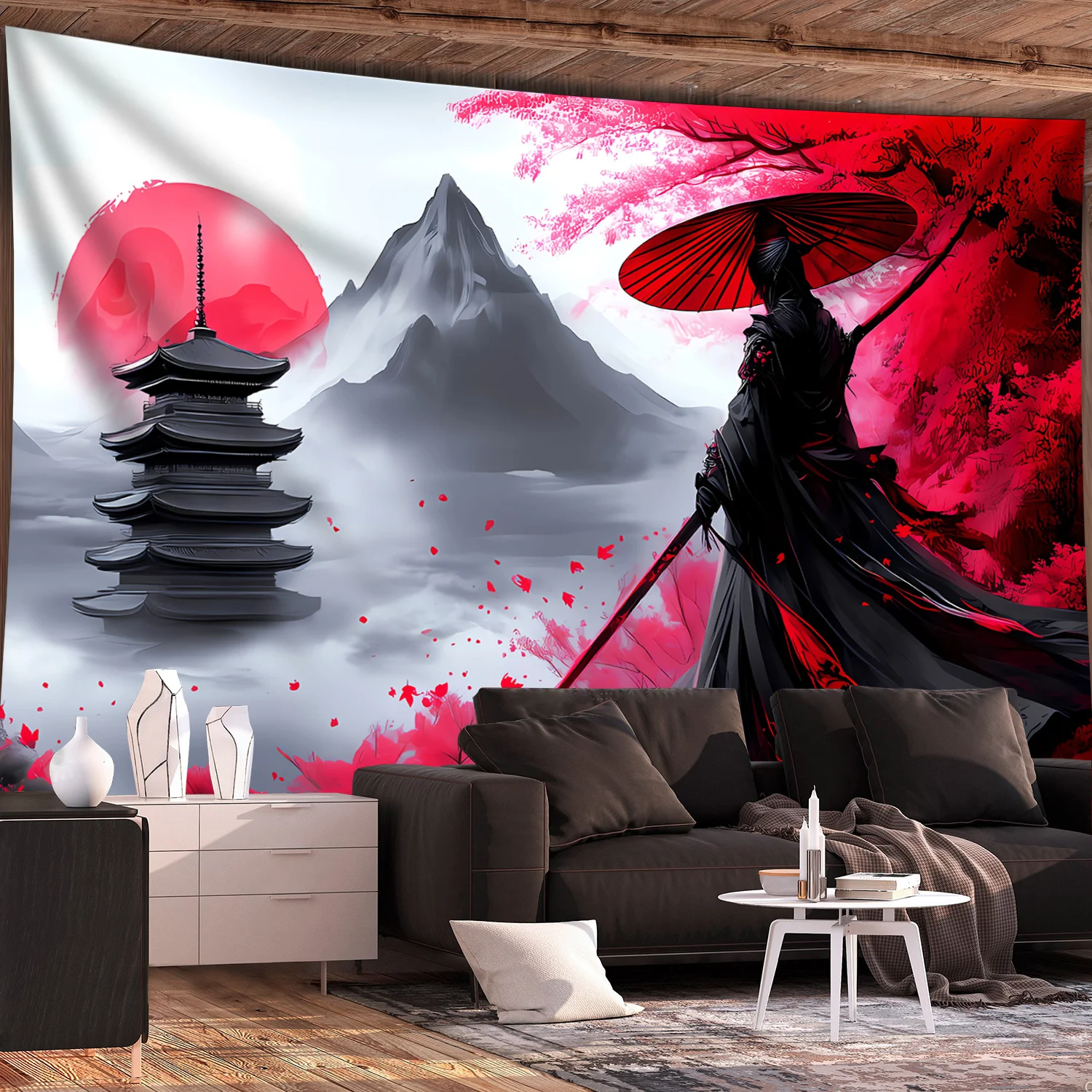 grande tapisserie murale imprimée suspendue tarot hippie tapis muraux style japonais décor mural japonais samouraï ninja guerrier tapisserie grande tapisserie murale imprimée suspendue tarot hippie tapis muraux style japonais décor mural japonais samouraï ninja guerrier tapisserie