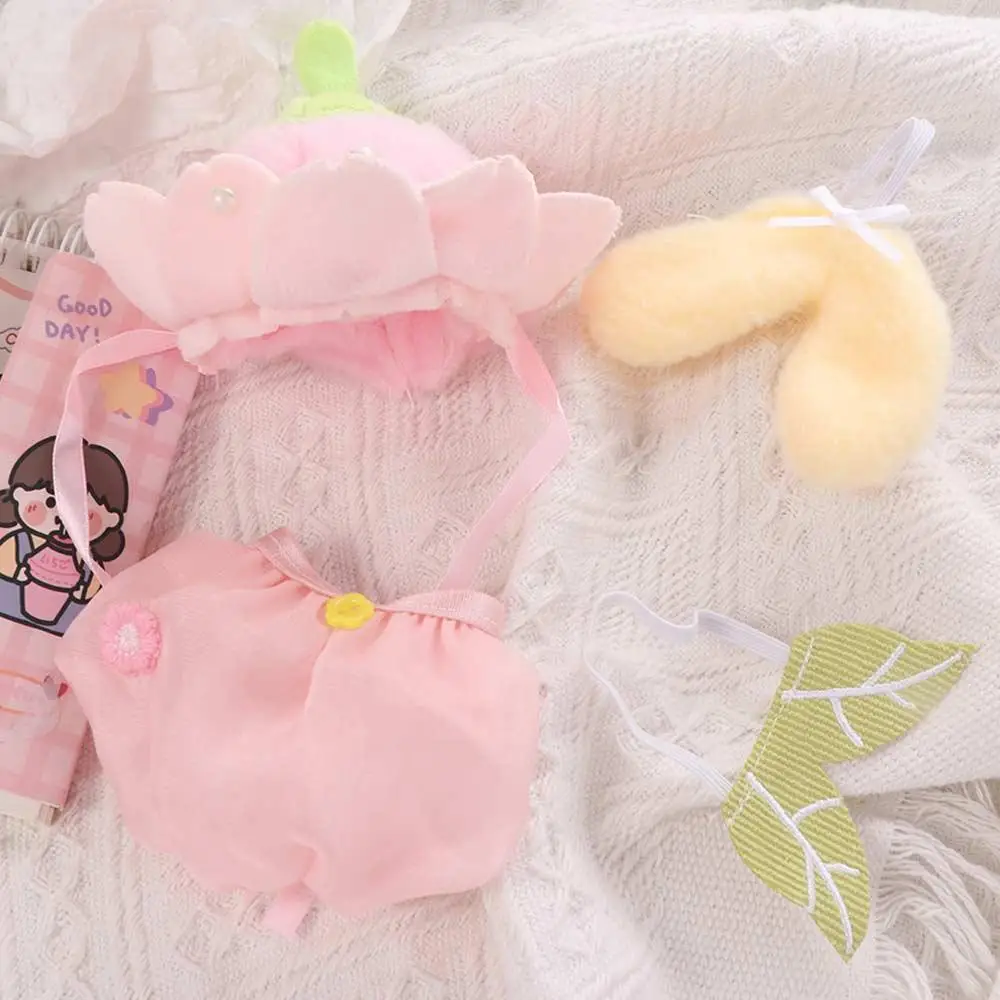 sakura elfe 10cm coton poupée vêtements robe avec aile poupée vêtements tenue rose fleur chapeau poupée habiller ensemble cadeau pour enfants sakura elfe 10cm coton poupée vêtements robe avec aile poupée vêtements tenue rose fleur chapeau poupée habiller ensemble cadeau pour enfants