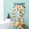 vigne sakura artificielle pour décoration de ix, fausses plantes, arche de roses, jardin de mariage, patients de noël, 180 cm, 240cm