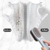 brosse à chaussures en caoutchouc double face, poils souples, pour vêtements, chaussures, soins spécialisés, étanche, outil de nettoyage pour enlever la saleté