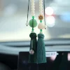 Culture traditionnelle chinoise bouddha Bodhi pendentif de voiture haut de gamme Ping An voiture bijoux voiture Lotus rétroviseur pendentif cadeaux de fête
