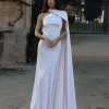 robe longue dos nu avec ruban de satin pour femme, robes sexy pour femme, robe de soirée élégante pour femme, hors batterie, été, nouveau, 2024