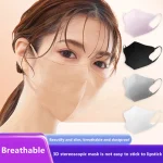 Masque Anti-poussière tridimensionnel masques faciaux tissu masques de protection Anti-poussière jetables boucles auriculaires masque buccal Mascarillas noir blanc