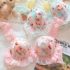 Sous-vêtements japonais mignons pour femmes sans anneau, couverture de soutien-gorge AfricCup princesse Lolita mignon Sous-vêtements japonais mignons pour femmes sans anneau, couverture de soutien-gorge AfricCup princesse Lolita mignon
