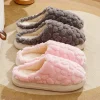 offre spéciale de la saison pantoufles en coton intérieur chaud fourrure femmes usage domestique hiver anti dérapant nouveau style hommes maison pantoufles confort