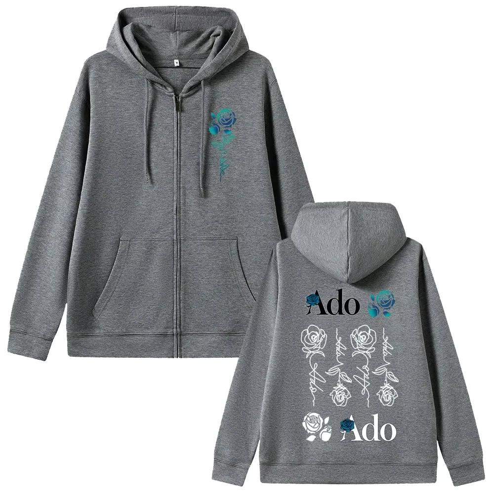 ado world tour 2025 hibana sweat à capuche avec fermeture éclair hommes femmes vêtements mode style japonais streetwear unisexe décontracté polaire veste zippée ado world tour 2025 hibana sweat à capuche avec fermeture éclair hommes femmes vêtements mode style japonais streetwear unisexe décontracté polaire veste zippée